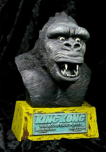 King Kong 1933 Round Face Resin Busts Model Kit - Click Image to Close