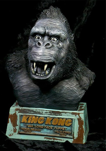 King Kong 1933 Long Face Resin Busts Model Kit - Click Image to Close