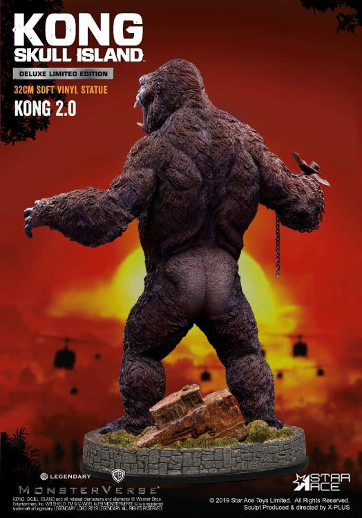 King Kong Skull Island 12 Deluxe Soft Vinyl Statue By Star Ace