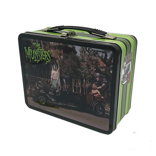 Munsters Koach and Dragula Tin Tote Lunch Box - Click Image to Close