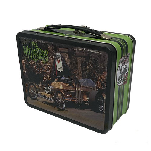 Munsters Koach and Dragula Tin Tote Lunch Box - Click Image to Close