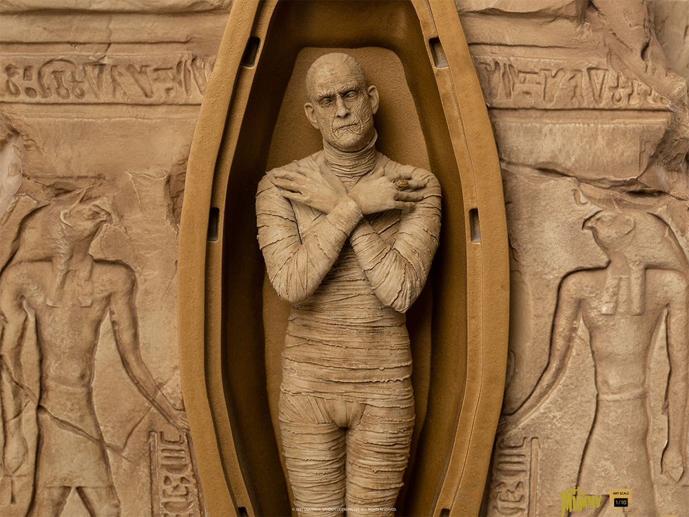Mummy, The Boris Karloff Deluxe Statue Universal Monsters - Click Image to Close