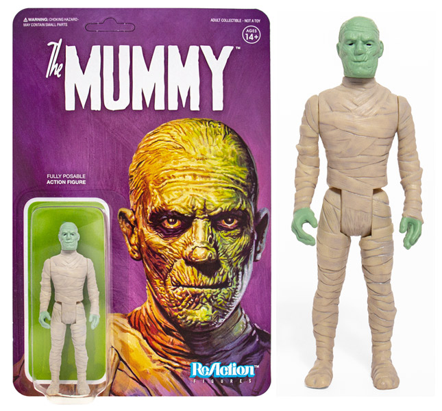 Mummy Lon Chaney 3.75" ReAction Figure Universal Monsters Series - Click Image to Close