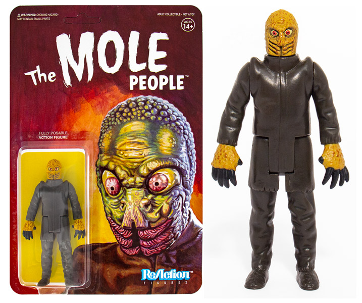 Mole People Mole Man 3.75" ReAction Figure Universal Monsters Series - Click Image to Close