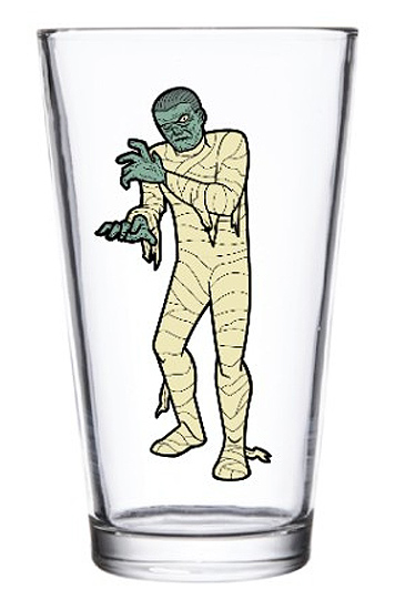 Mummy Universal Monsters Pint Glass - Click Image to Close