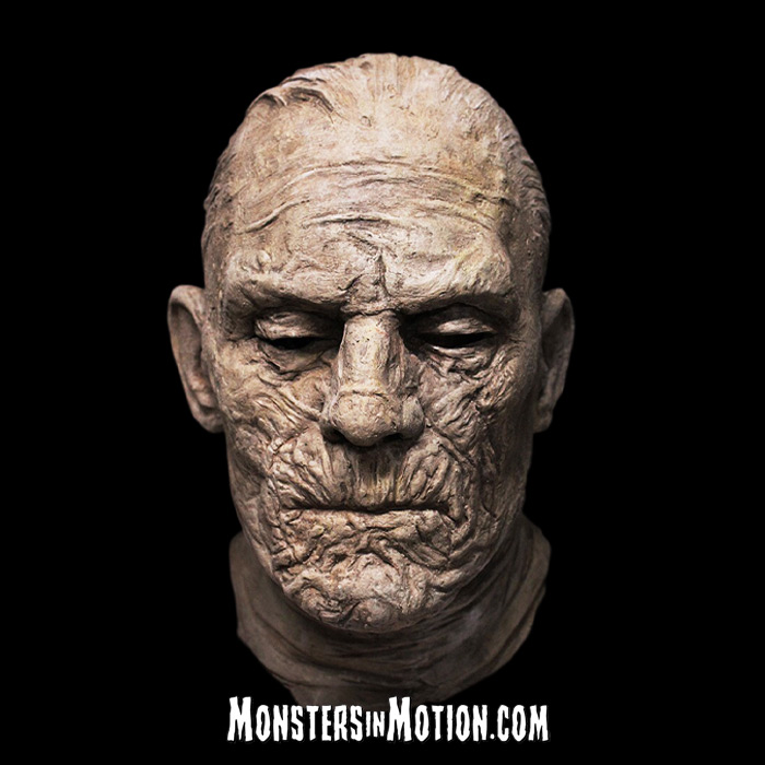 Mummy 1932 Imhotep Boris Karloff Deluxe Latex Mask Universal Studios Monsters - Click Image to Close