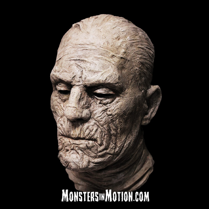 Mummy 1932 Imhotep Boris Karloff Deluxe Latex Mask Universal Studios Monsters - Click Image to Close