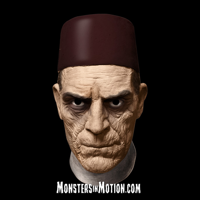 Mummy Ardeth Bay Boris Karloff Deluxe Latex Mask Universal Studios Monsters - Click Image to Close