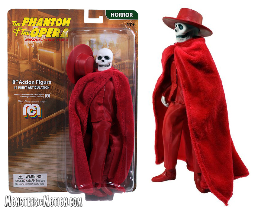 Phantom of the Opera Mask of the Red Death 8" Mego Figure Universal Monsters - Click Image to Close