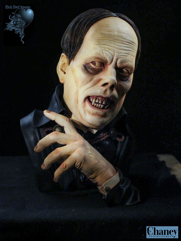 Phantom of the Opera Lon Chaney Life Size Bust by Jeff Yagher - Click Image to Close