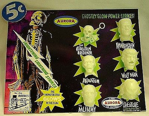 Aurora Monsters Glow Head Fantasy Model Display Card Forgotten Prisoner Version - Click Image to Close