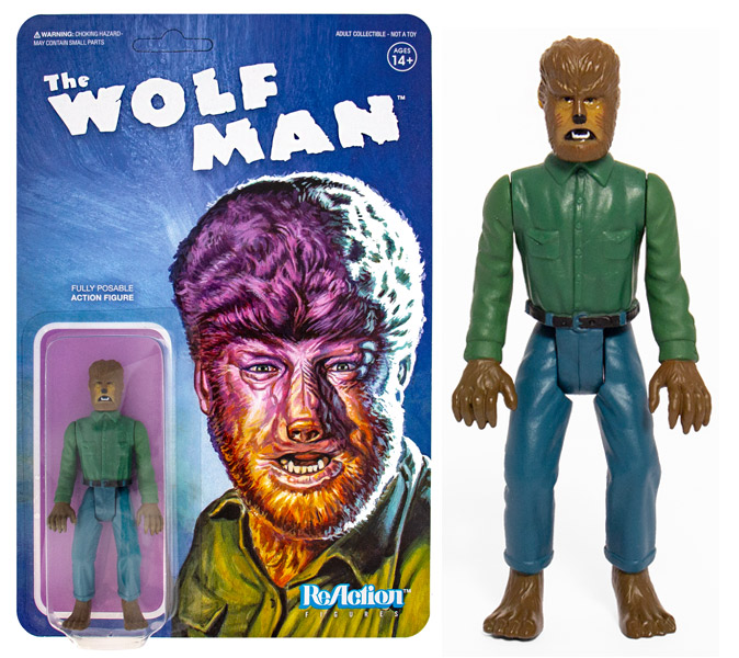 Wolf Man 3.75 " ReAction Figure Universal Monsters Series - Click Image to Close