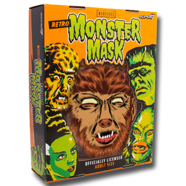 Wolfman (Brown) Universal Monster Mask - Click Image to Close