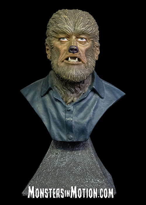 Wolfman Mini Bust Lon Chaney - Click Image to Close