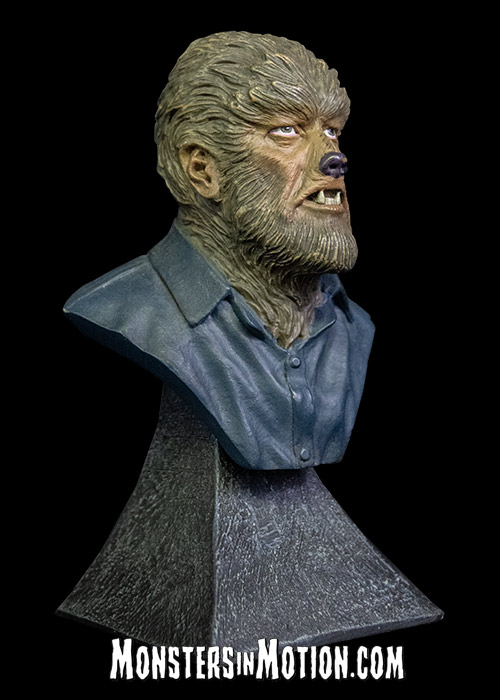 Wolfman Mini Bust Lon Chaney - Click Image to Close