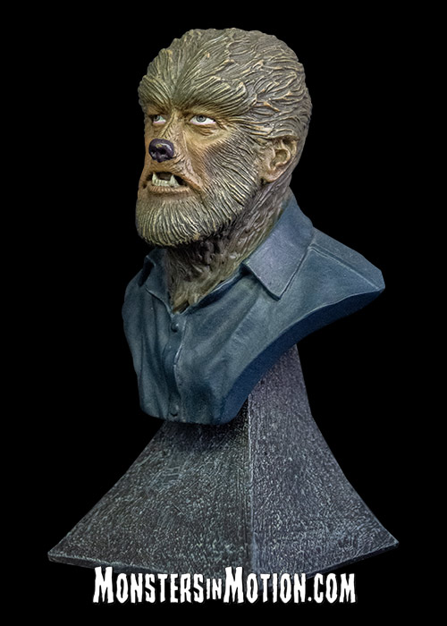 Wolfman Mini Bust Lon Chaney - Click Image to Close