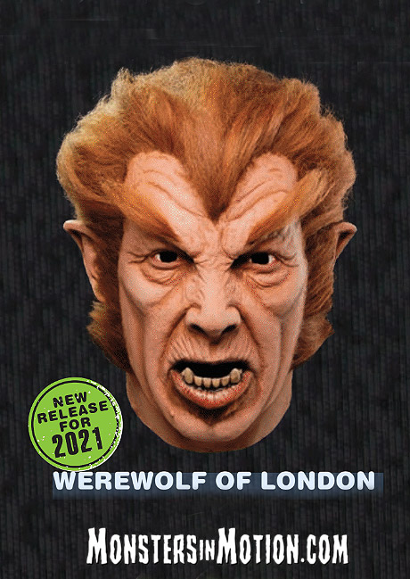 Werewolf of London Latex Collector's Mask - Click Image to Close