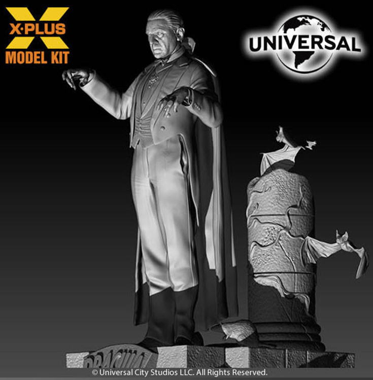 Dracula 1931 Plastic Model Kit By X-Plus - Click Image to Close