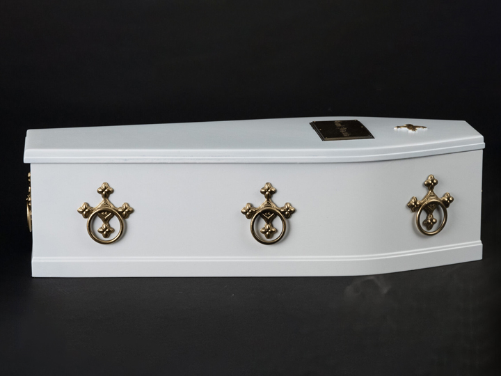 Horror of Dracula White Coffin 1/6 Scale Accessory - Click Image to Close