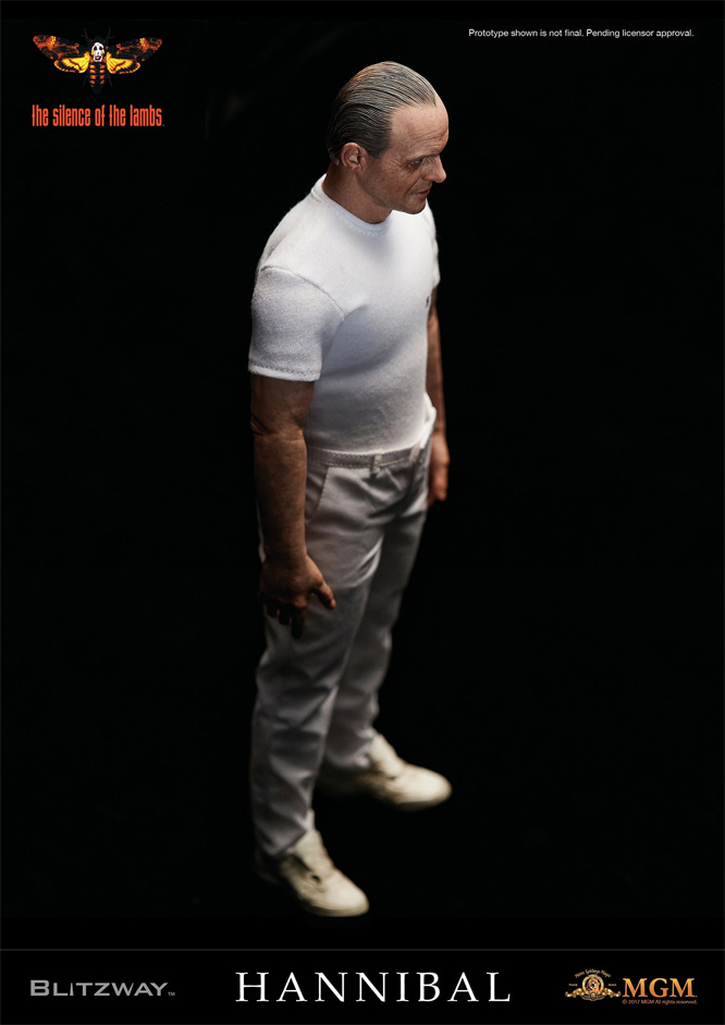 Silence of the Lambs Hannibal Lecter 1/6 Figure Prison Uniform Version by Blitzway - Click Image to Close