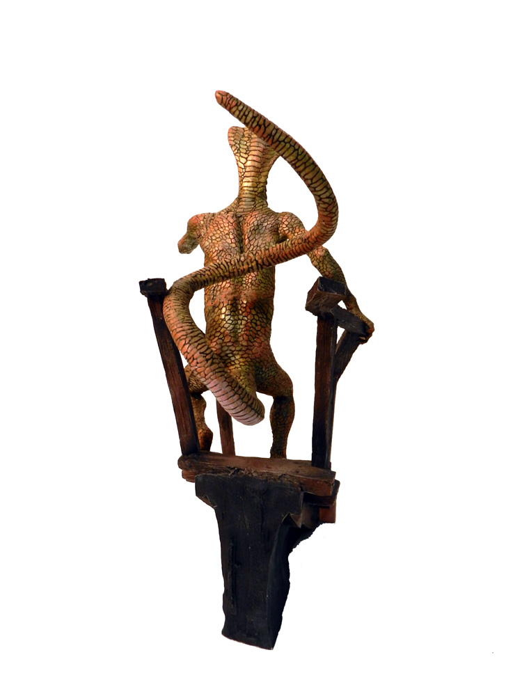 snake man figurine