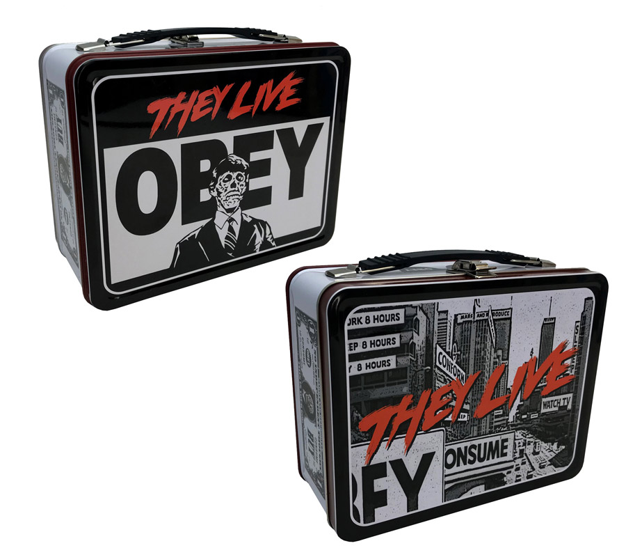 They Live Obey Lunch Box Tin Tote John Carpenter - Click Image to Close