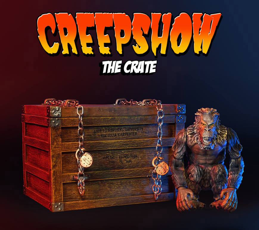 Creepshow The Crate with Fluffy 3.75" Scale Retro Action Figure by Monstarz - Click Image to Close