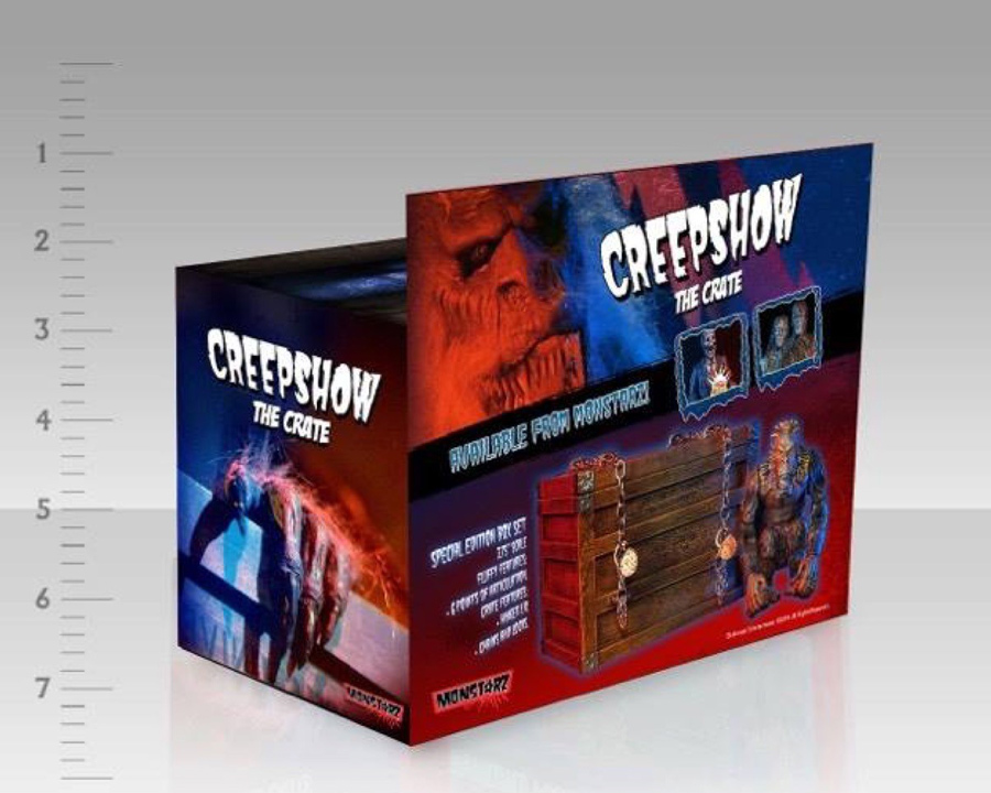 Creepshow The Crate with Fluffy 3.75" Scale Retro Action Figure by Monstarz - Click Image to Close