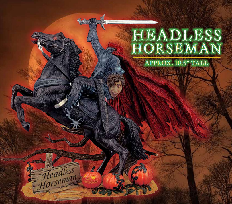 Headless Horseman 10.5" Model Kit by Polar Lights - Click Image to Close