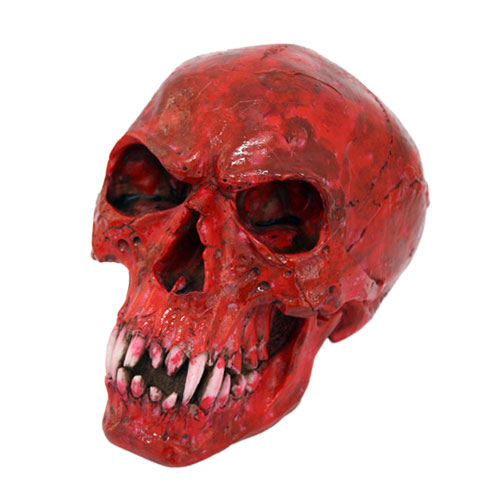 Red Vampire Skull - Click Image to Close