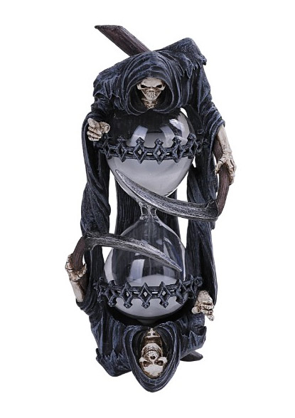 Grim Reaper Soul Reaper Sand Timer Statue - Click Image to Close