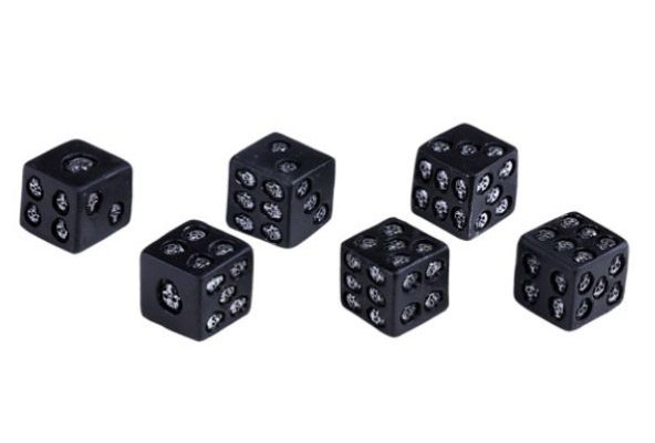 Skull Dice 1.8" Set of 6 - Click Image to Close