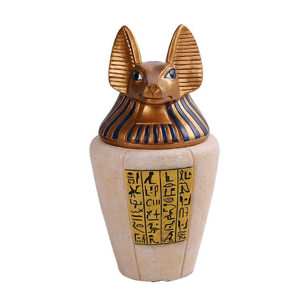 Anubis Egyptian Conopic Jar Replica - Click Image to Close