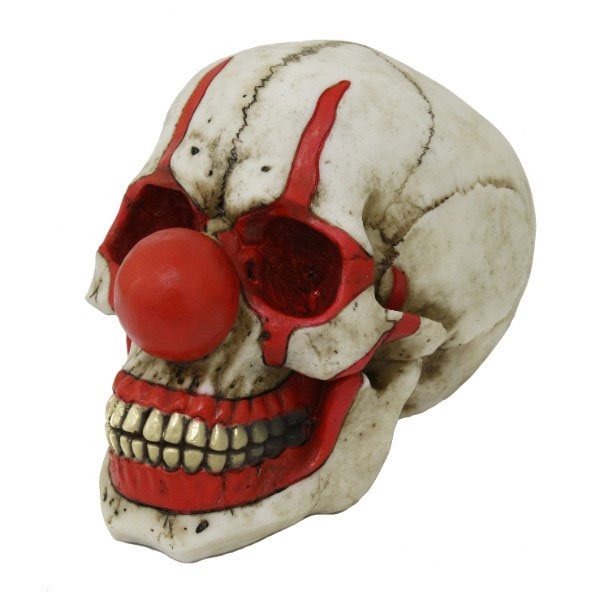 Clown Skull Statue - Click Image to Close