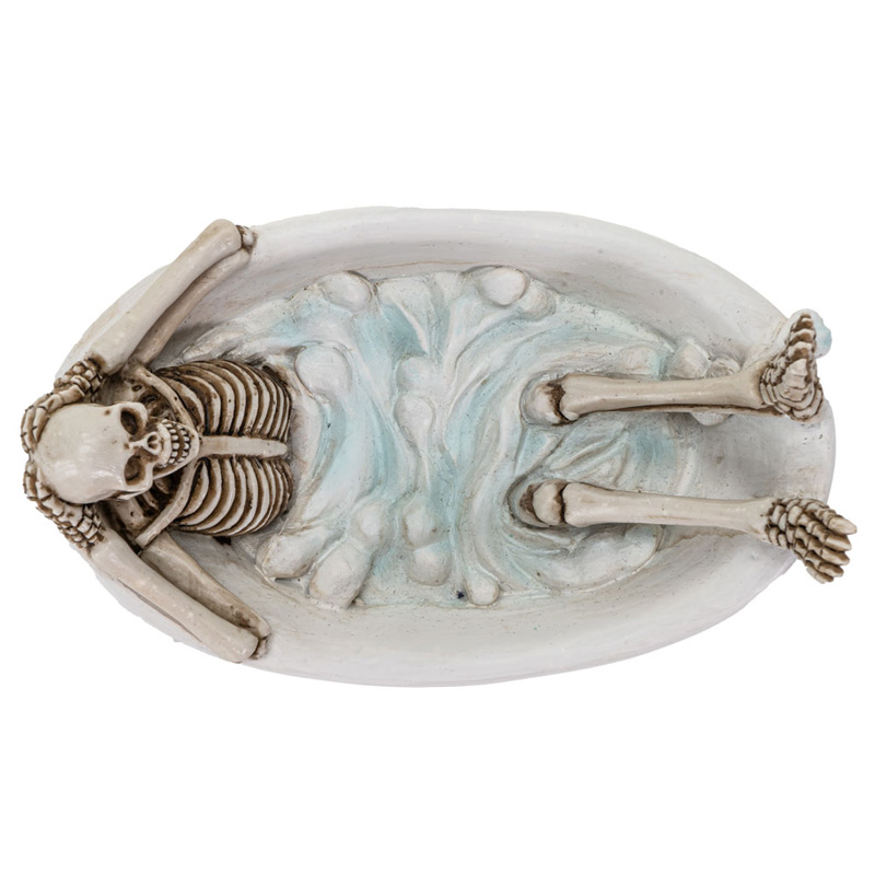 Skeleton in the Bath Tub Statue - Click Image to Close