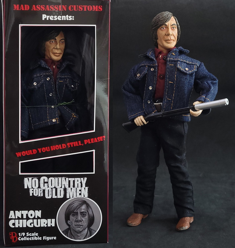 No Country for Old Men Anton Chigurh 8 inch Retro Style Figue LIMITED EDITION - Click Image to Close