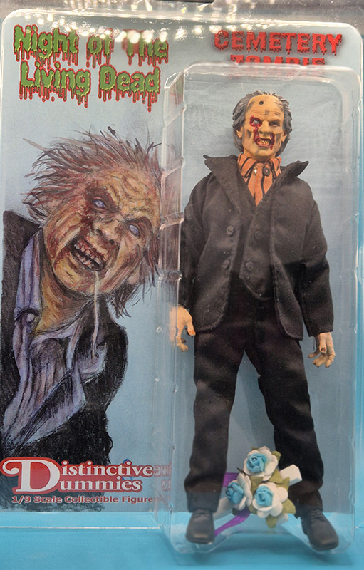 Night of the Living Dead 1990 Cemetary Zombie 8" Retro Style Figure - Click Image to Close