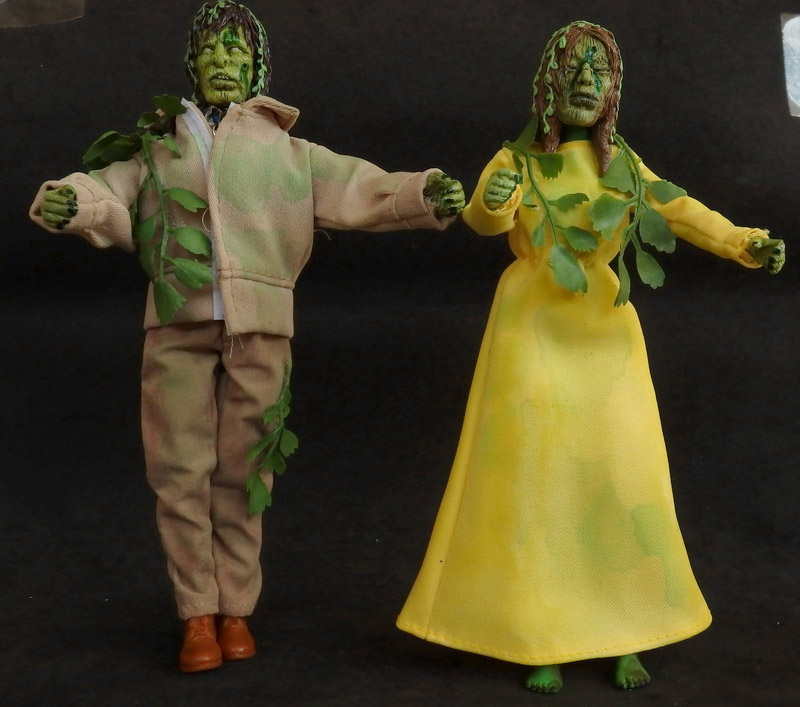 Creepshow Something to Tide You Over 8 Inch Retro Style Figure Set OOP - Click Image to Close