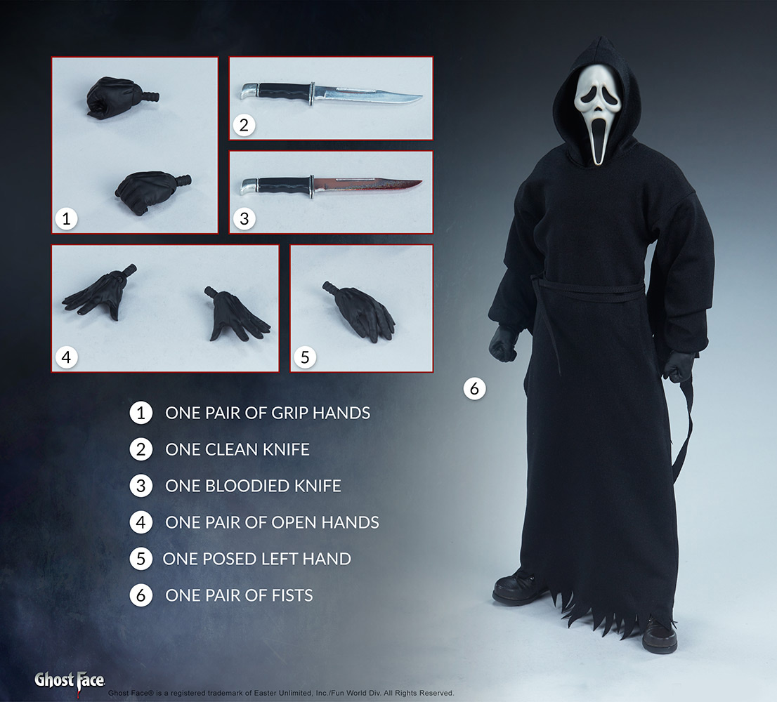 Scream Ghost Face 1/6 Scale Figure by Sideshow - Click Image to Close