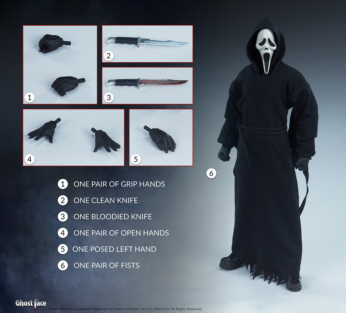 ghost face anime figure