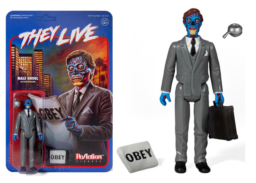 They Live Series 1 Set of 2 3.75" ReAction Action Figures - Click Image to Close