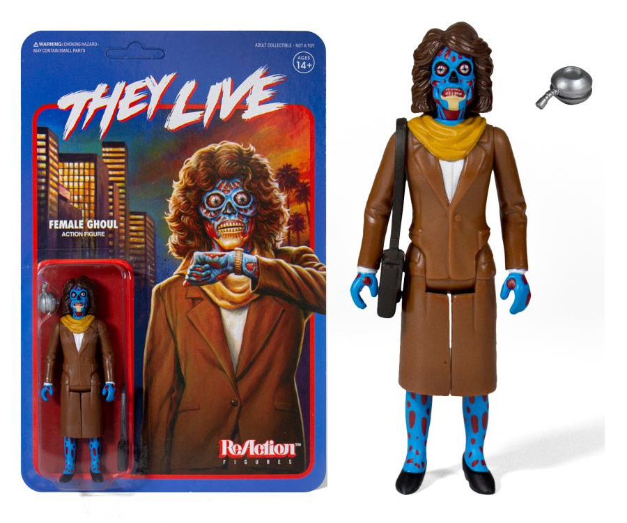They Live Series 1 Set of 2 3.75" ReAction Action Figures - Click Image to Close
