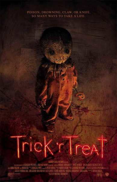 Trick 'r Treat Sam Unmasked Latex Mask - Click Image to Close