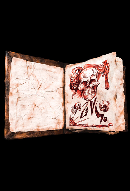 Evil Dead 2 Necronomicon Book Of The Dead Prop Replica with Printed Pages - Click Image to Close