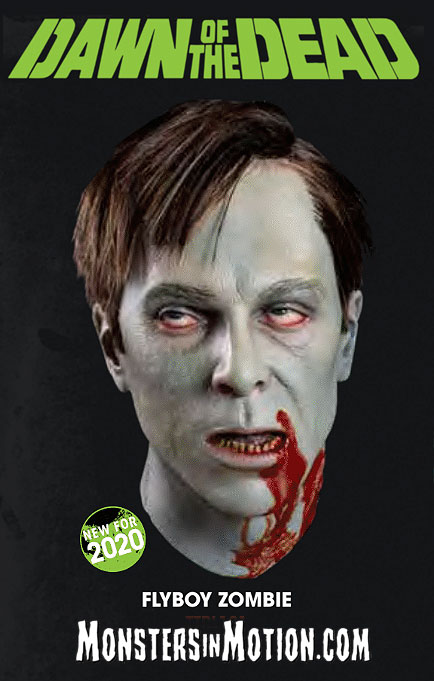 Dawn Of The Dead Flyboy Deluxe Latex Mask - Click Image to Close