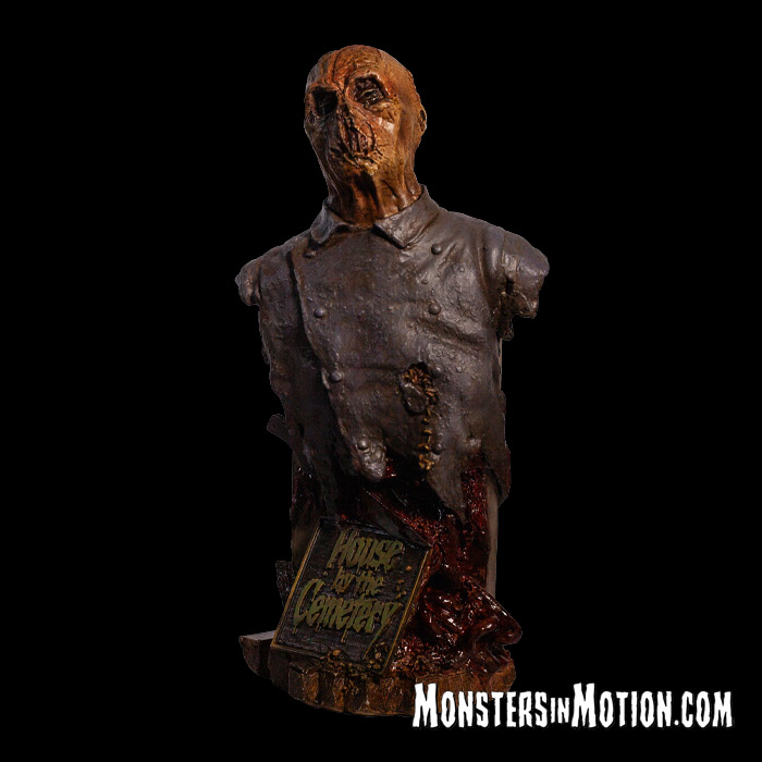 House by the Cemetery Lucio Fulci Dr. Freudstein 9" Bust - Click Image to Close