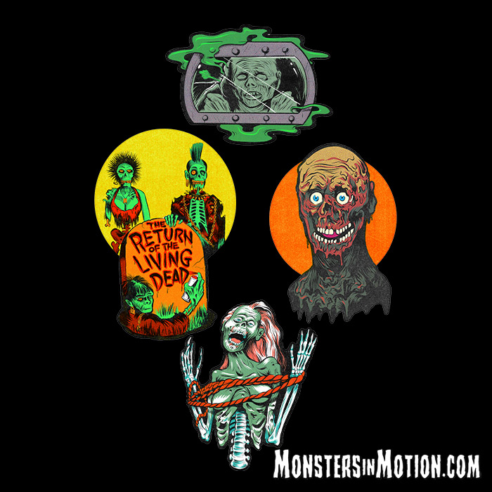 Return of the Living Dead Series 1 Wall Decor Collection - Click Image to Close