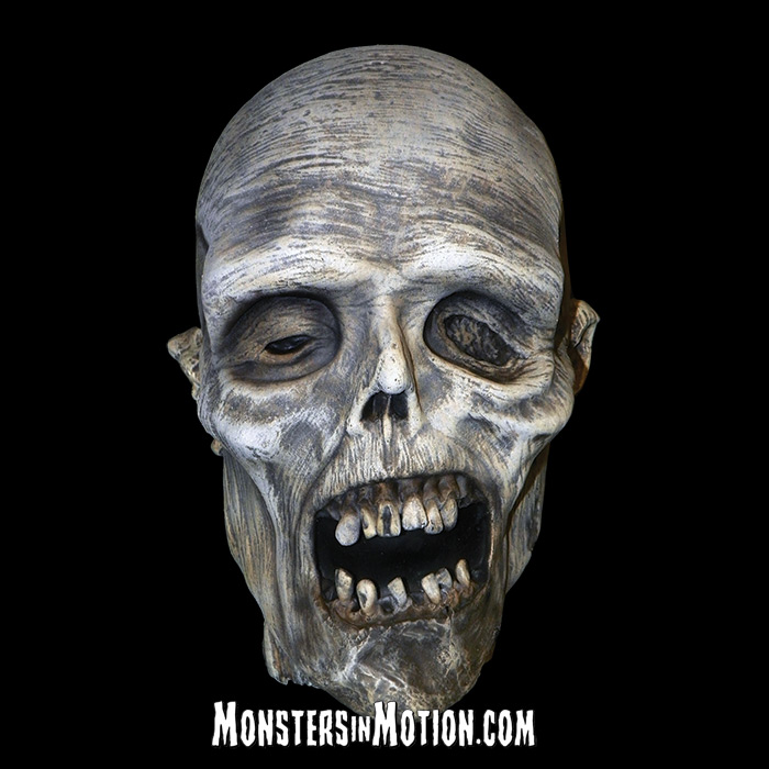Dead Head Zombie Life Size Zombie Head Prop - Click Image to Close