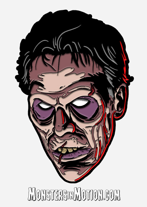 Evil Dead 2 Evil Ash Enamel Pin - Click Image to Close