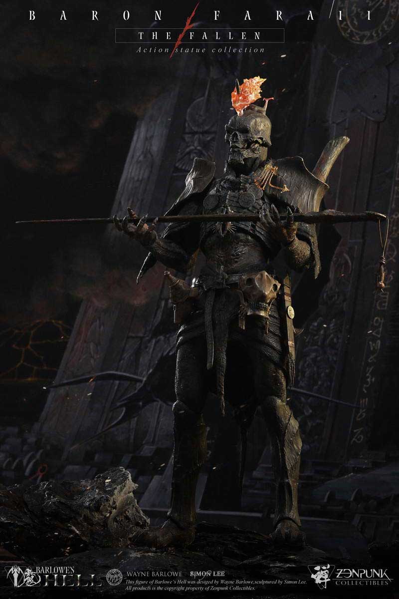 Barlowe's Hell Baron Faraii The Fallen First Son Of Hell 1/6 Scale 18" Tall Figure Statue (Regular Version) by Zenpunk - Click Image to Close
